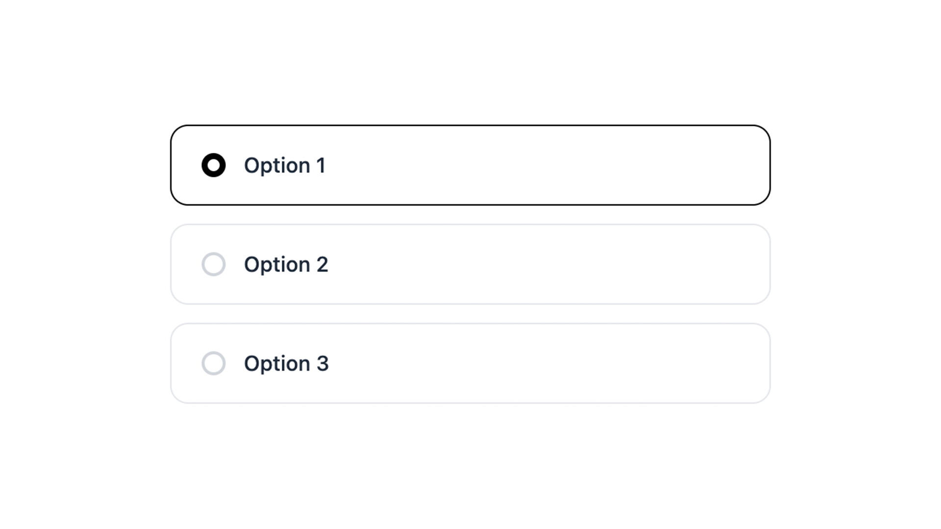 Genesis UI - Radio Group